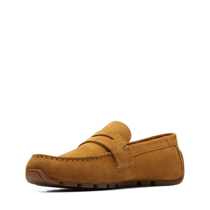 Clarks OSWICK BAR Ochre Shoes Man Loafers