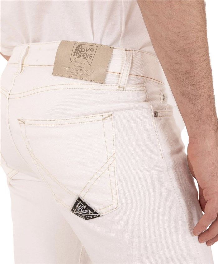 ROY ROGER'S P23RRU110CD650111 White Clothing Man Jeans
