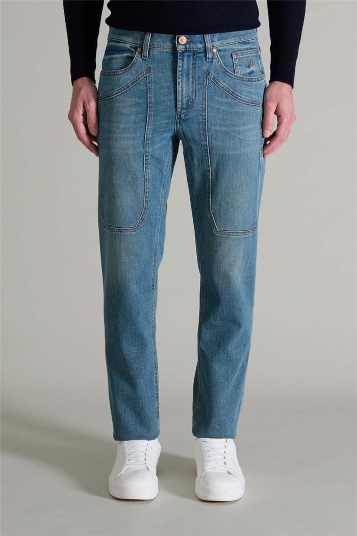 JECKERSON PE25JUPPA077JOHN001 Blu medio Abbigliamento Uomo Pantaloni JECKERSON PE25JUPPA077JOHN001 Blu medio Abbigliamento Uomo Pantaloni