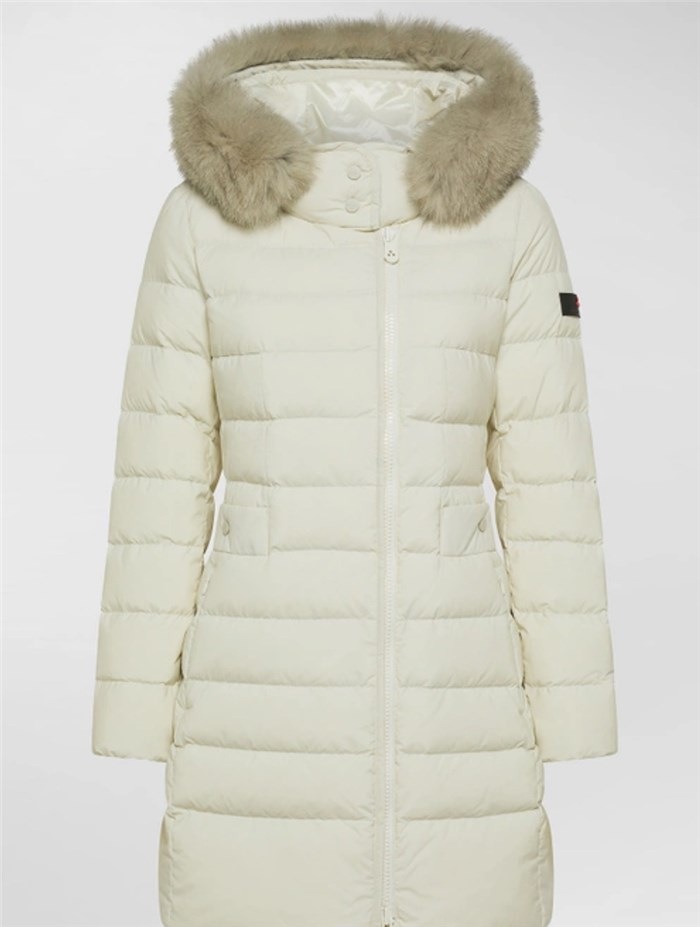 PEUTEREY PED5458 Latte Abbigliamento Donna Piumino PEUTEREY PED5458 Latte Abbigliamento Donna Piumino