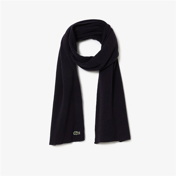 Lacoste RE0058 00 Blue Accessories Unisex Scarf Lacoste RE0058 00 Blue Accessories Unisex Scarf