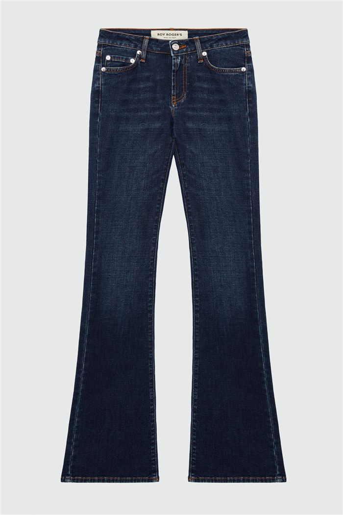 ROY ROGER'S RND005D4632114 Medium blue Clothing Woman Jeans