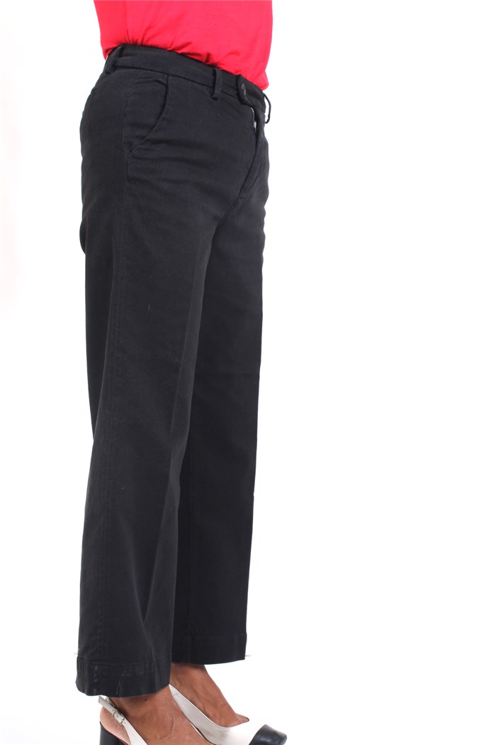 ROY ROGER'S RND032P4030112 Nero Abbigliamento Donna Pantaloni