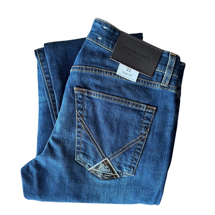 ROY ROGER'S RRU075D0210005 Blue Clothing Man Jeans