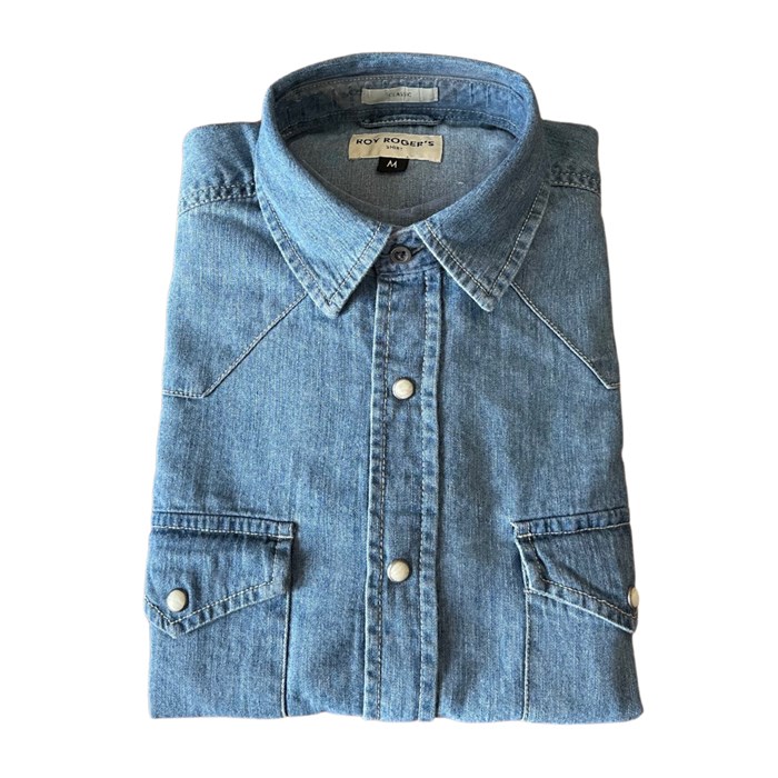 ROY ROGER'S RRU400CG34 Blu Abbigliamento Uomo Camicia ROY ROGER'S RRU400CG34 Blu Abbigliamento Uomo Camicia