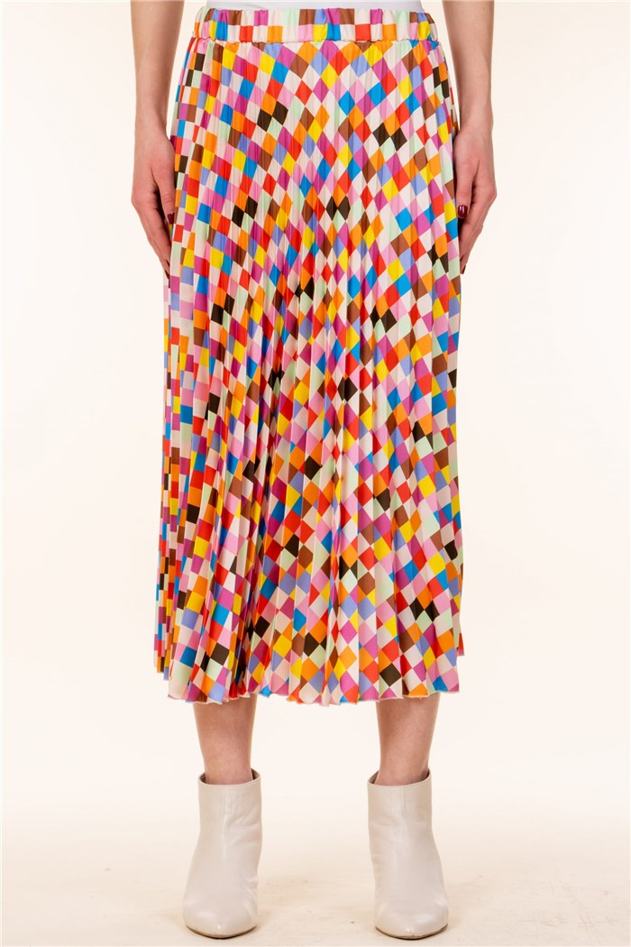 VICOLO RTY0461 Multicolor Clothing Woman Skirt