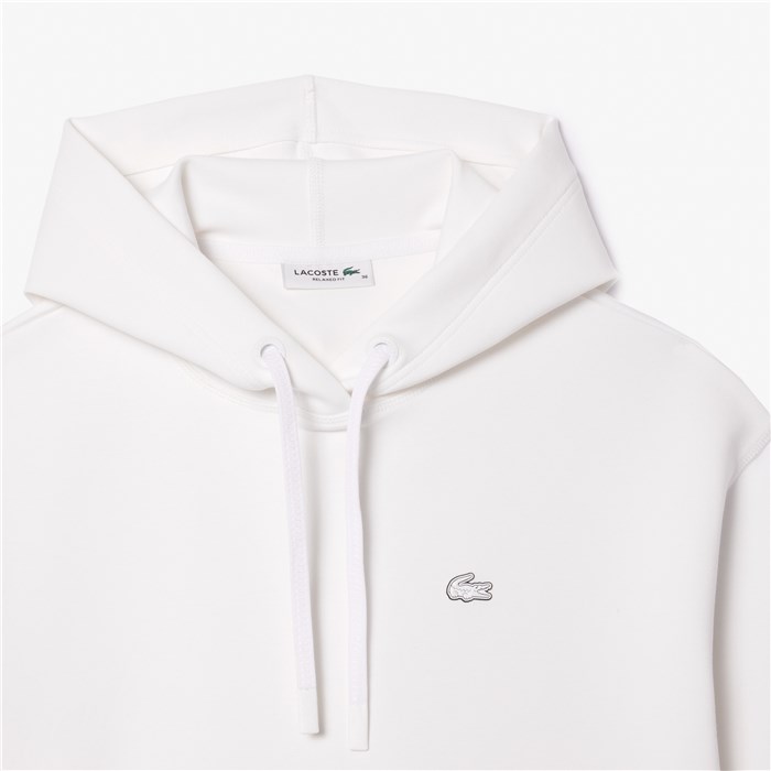 Lacoste SF0281 Bianco Abbigliamento Donna Felpa