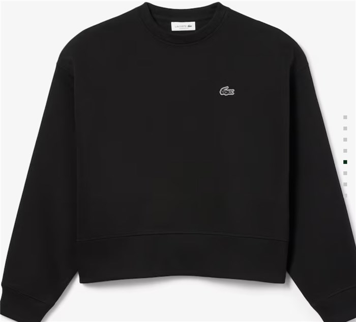 Lacoste SF5614 Nero Abbigliamento Donna Felpa
