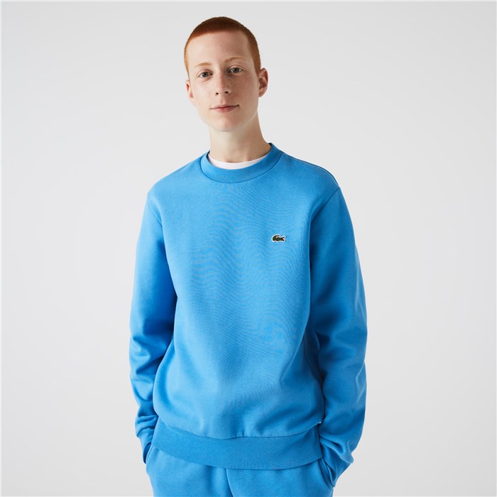 Lacoste SH9608 00 Azzurro Abbigliamento Unisex Felpa Lacoste SH9608 00 Azzurro Abbigliamento Unisex Felpa