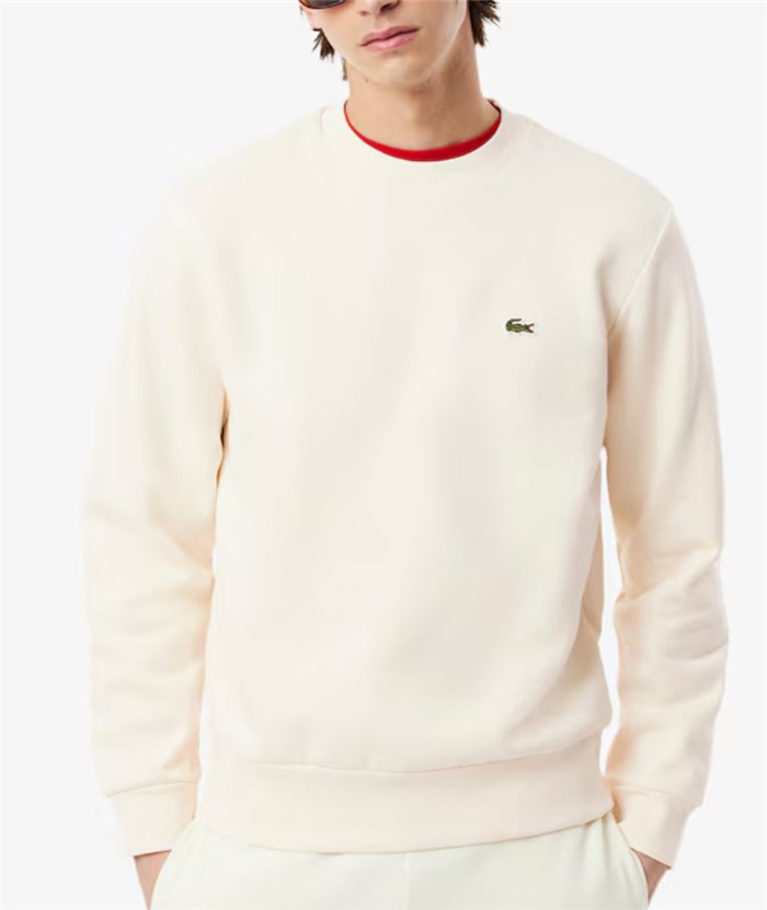 Lacoste SH9608 00 Bianco Abbigliamento Unisex Felpa Lacoste SH9608 00 Bianco Abbigliamento Unisex Felpa
