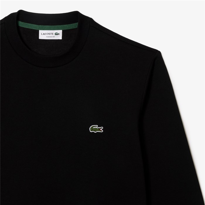 Lacoste SH9608 00 Nero Abbigliamento Unisex Felpa