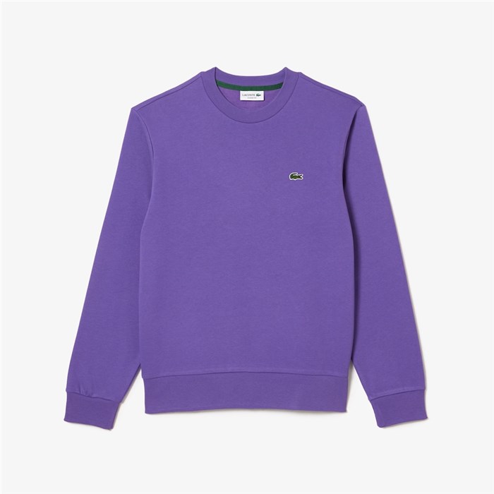 Lacoste SH9608 00 Viola Abbigliamento Unisex Felpa