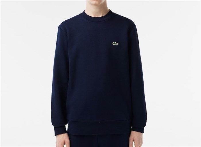 Lacoste SH9608 00 Blu Abbigliamento Unisex Felpa