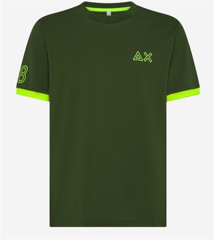 SUN68 T35125 Verde 2 Abbigliamento Uomo T-Shirt SUN68 T35125 Verde 2 Abbigliamento Uomo T-Shirt
