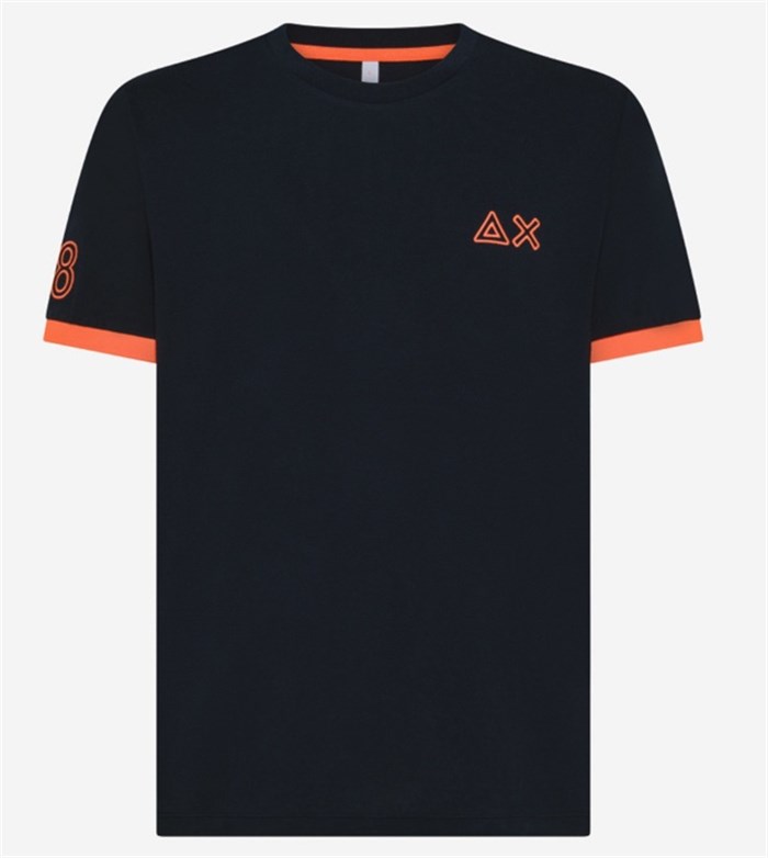SUN68 T35125 Blu Abbigliamento Uomo T-Shirt SUN68 T35125 Blu Abbigliamento Uomo T-Shirt