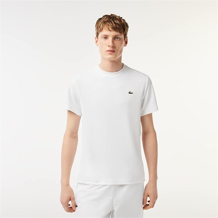 Lacoste TH3401 Bianco Abbigliamento Uomo T-Shirt Lacoste TH3401 Bianco Abbigliamento Uomo T-Shirt