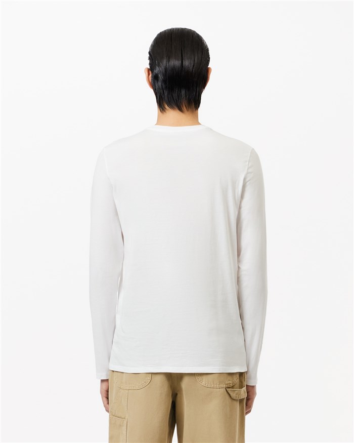 Lacoste TH6712 00 Bianco Abbigliamento Uomo T-Shirt