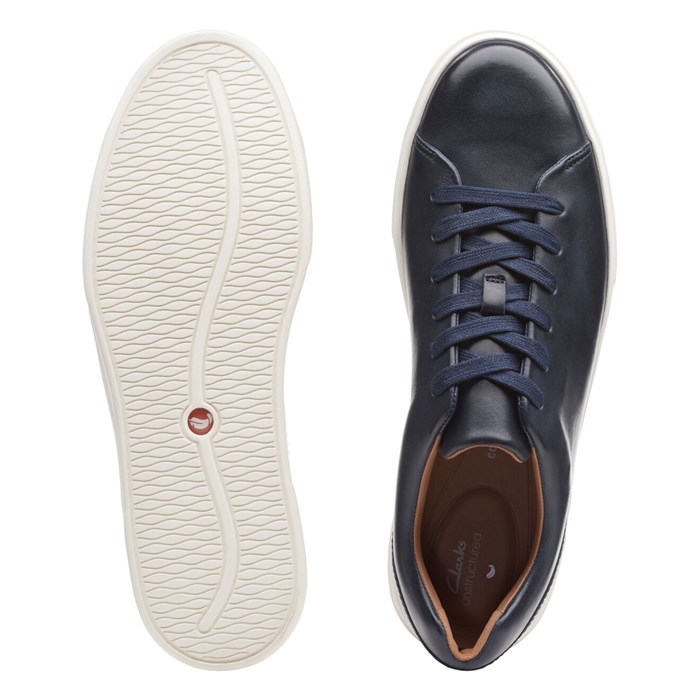 Clarks UN COSTA LACE Blue Shoes Man Sneakers Clarks UN COSTA LACE Blue Shoes Man Sneakers