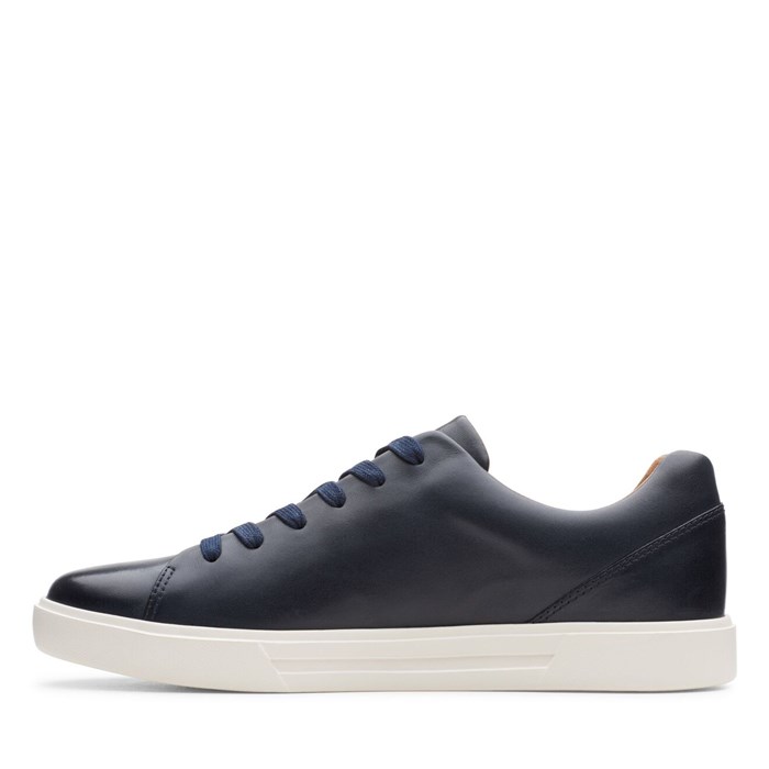 Clarks UN COSTA LACE Blue Shoes Man Sneakers