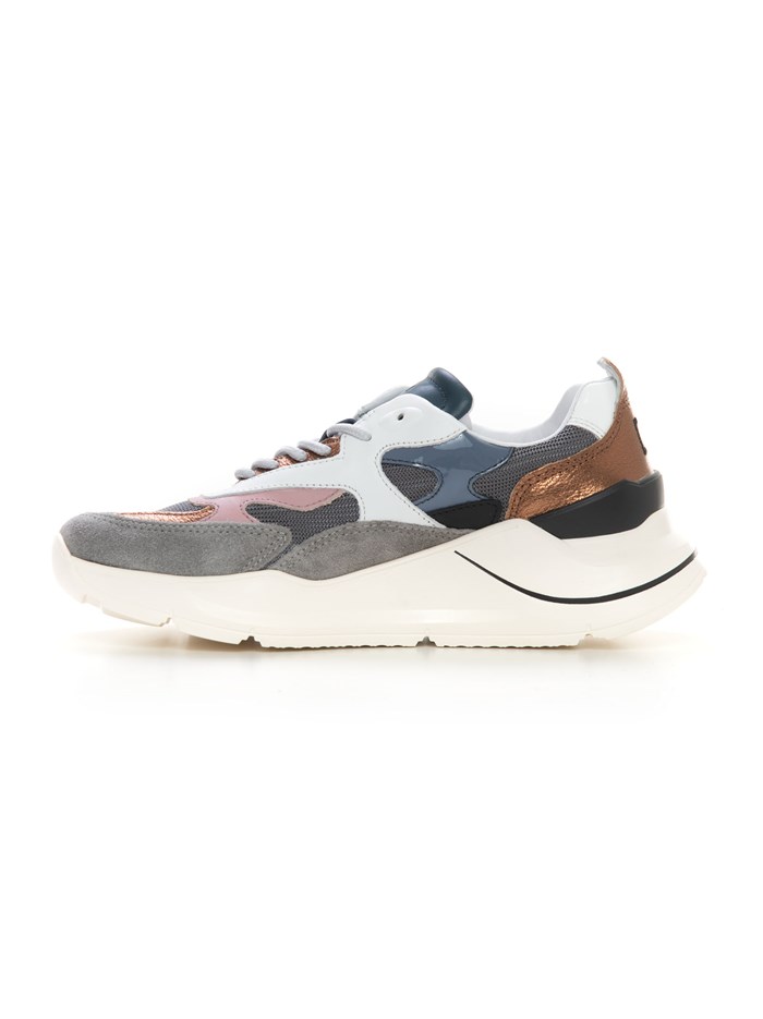 D.A.T.E. W371-FG-DR-GY Grey Shoes Woman Sneakers D.A.T.E. W371-FG-DR-GY Grey Shoes Woman Sneakers