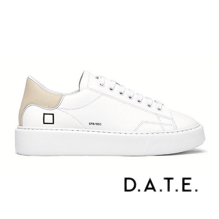 D.A.T.E. W391-SF-BA-HB White Shoes Woman Sneakers