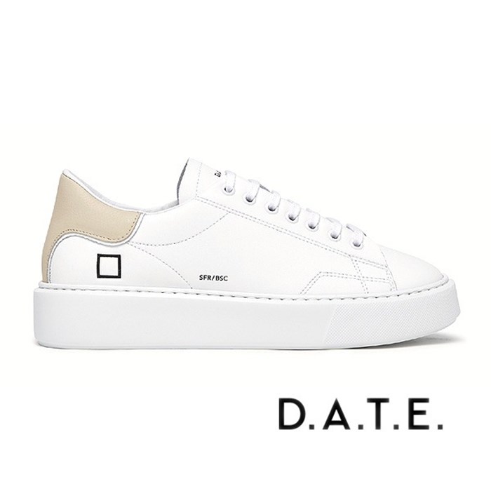D.A.T.E. W391-SF-BA-HB White Shoes Woman Sneakers D.A.T.E. W391-SF-BA-HB White Shoes Woman Sneakers
