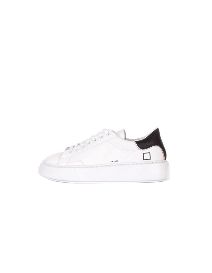 D.A.T.E. W391-SF-BA-WB White Shoes Woman Sneakers