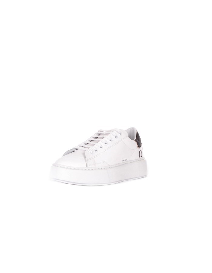 D.A.T.E. W391-SF-BA-WB Bianco Scarpe Donna Sneakers